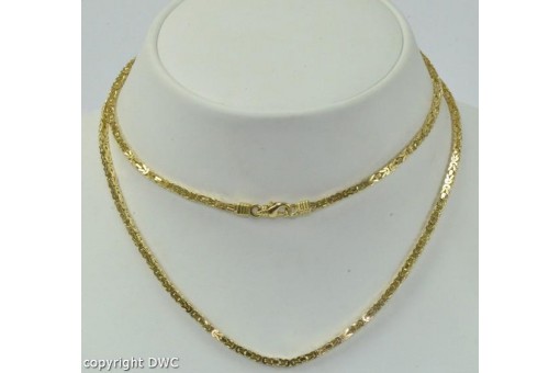 Königskette Collier im Königsdesign 18 Kt 750 er Gold 80 cm Sammlerstück