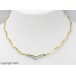 Hals Kette Collier mit Brillant Brillanten Diamant 750 18 Karat 45 cm 