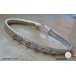Armband mit Rubin Rubine aus 14 Kt. 585 er Weiß Gold 20 cm top