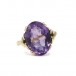 Ring mit Amethyst in 585 14kt Gold Antik Vintage Damen Gr. 58 Sammlerstück