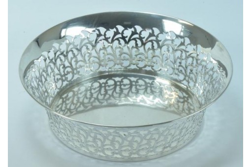 Anbiet Schale Korb Box durchbrochen in aus 800 er Silber FB Gef&auml;ss