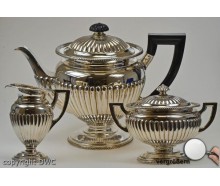 Tee Kaffee Service aus 800 er Massiv Voll Silber Antik Kaffeeservice RAR.
