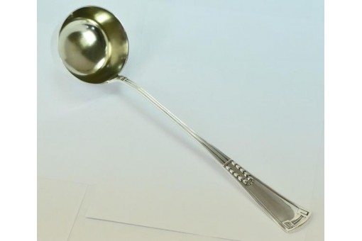 Sch&ouml;pf L&ouml;ffel Kelle Sossen aus in 800 er Silber Art d&eacute;co Sch&ouml;pfer Giesser