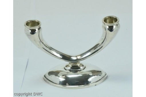 Kerzenleuchter Kerzenst&auml;nder Kandelaber zweiarmig aus 835 er Silber top!