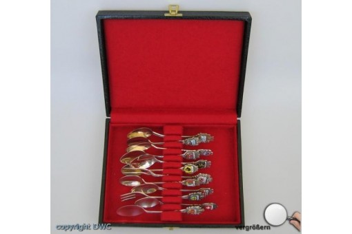 L&ouml;ffel in Silber 800 mit Wappen Sterlingsilber Wappenl&ouml;ffel Sammlerst&uuml;cke