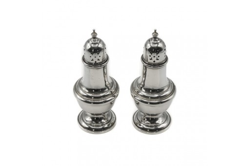 1 Paar Salz und Pfefferstreuer Gew&uuml;rzstreuer Gorham 925 Silber spice shaker