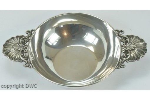 Anbietschale Zuckerschale in aus 800 Silber silver bowl antik Jugendstil.