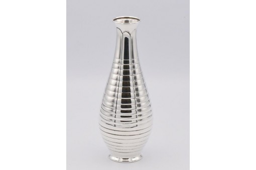 Vase in 925 Sterlingsilber silver vase Griechenland H. 17,0 cm.