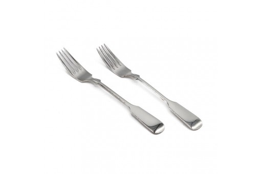 2 Men&uuml;gabeln Robbe & Berking Spaten in 800 Silber wie neu