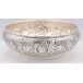 Silberschale Anbietschale in 900 Silber silver bowl florales Design.