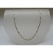 Collier Hals Kette mit Brillanten Diamanten 14 Kt 585 er Gold 42 cm 