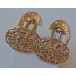 Manschetten knöpfe in 14 Kt 585 Gold cufflinks antik Herren 
