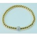 Armband mit Goldkugeln Diamanten Brillanten 18 Kt 750 er Gold edel