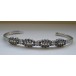 Armband mit Brillanten Diamanten 18 Kt 750 Weiß Gold Saphire Safire edel