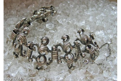 Trachtenarmband Silberarmband Armband 925 Silber Antik L&auml;nge 18 cm top!