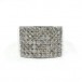 Ring mit 70 Diamanten Brillanten 2,8 ct in 18 Kt 750 Gold Grösse 63
