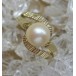 Ring mit Perle Perlen in 8 Kt 333 er Gold Ringe Grösse 46 top!