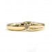 Ring mit Diamantsolitär 0,01 ct. in 14 Kt. 585 Gold 60 Edel