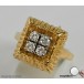 Ring mit Brillant Brillanten Brillianten in 18 Kt. 750 er Gold Diamanten 55 