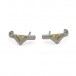 1 Paar Ohrstecker mit Brillanten in 950er Platin Platinum earrings