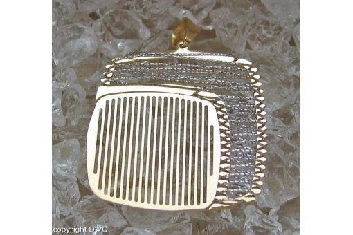 Anh&auml;nger in aus 18 Kt 750 er Gold f&uuml;r Kette Filigran L&auml;nge 37 mm Fein