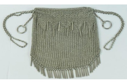 Handtasche Abend Ketten Tasche in 84 er Silber Russland antik Oper
