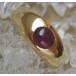 Ring mit Rubin Rubine in 18 Kt 750 er Gold Ringe Grösse 58 Band fein