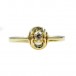 Ring mit Diamant Diamond 0,02 ct Solitär in 585 14 Kt Gold Damen Ringe 56 top