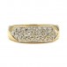 Ring mit 25 Brillanten Diamanten 0,30 ct. in 14 Kt. 585 er Gold Damen 54 fein