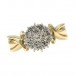 Ring mit Brillanten Diamanten 0,50 ct in 14 Kt. 585 er Gold 63 Edel