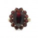 Ring mit Granate Granatring in 333 8 Kt. Gelbgold Gr. 58