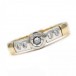 Ring mit 5 Brillanten Diamanten 0,30 ct. in 14 Kt. 585 Gold 54 Edles