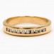 Ring Band mit Brillanten Diamanten memory memoire in 14 Kt 585 Gold 63 