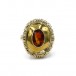 Ring mit Citrin Zitrin in 585 14 Kt. Gelb gold Ringe Damen Finger 55