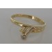 Ring mit Diamanten Brillanten in aus 14 Kt 585 er Gold Grösse 58 Ringe RAR!