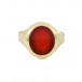 Ring mit Karneol in 585 14 kt Gold Herren Gr. 64 Sammlerstück