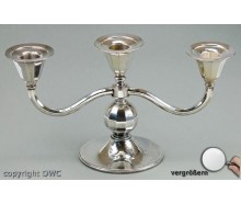 Kerzen Leuchter Kandelaber in aus 830 er Silber Antik 3 artig flammig