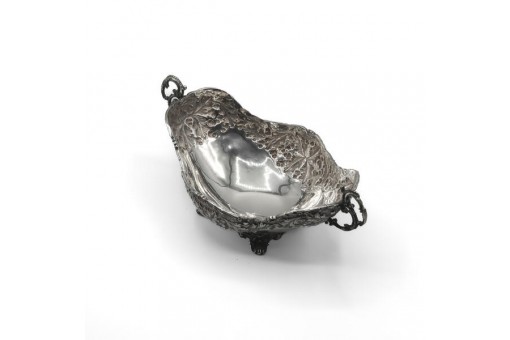 Anbietschale Silberschale auf 4 F&uuml;&szlig;en in 925 Silber silver bowl