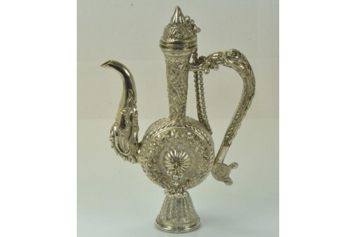 Mokka Kanne orientalisch in aus 800 er Silber asiatisch Mocca