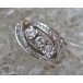 Ring mit Brillant Brilliant Diamant in aus 14 Kt 585 er Gold Grösse 51 RAR!