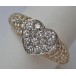 Ring mit Brillanten Diamanten Herz aus 18 Kt 750 er Gold Grösse 55 Edel