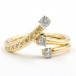 Ring mit Diamanten Brillanten aus in 18 Kt 750 er Gold Grösse 52 Ringe top
