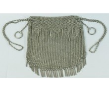 Handtasche Abend Ketten Tasche in 84 er Silber Russland antik Oper