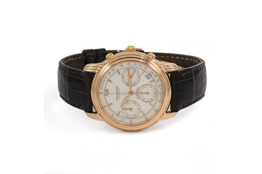 Herrenarmbanduhr BUCHERER Archimedes Automatic 750 Gold Chronograph full set