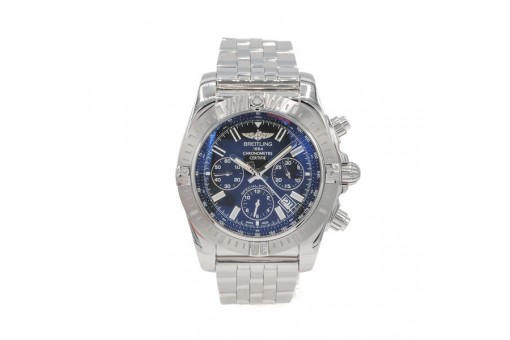 Breitling B01 Chronomat 44 automatic mit Pilotband B&P AB0115 ungetragen 500m