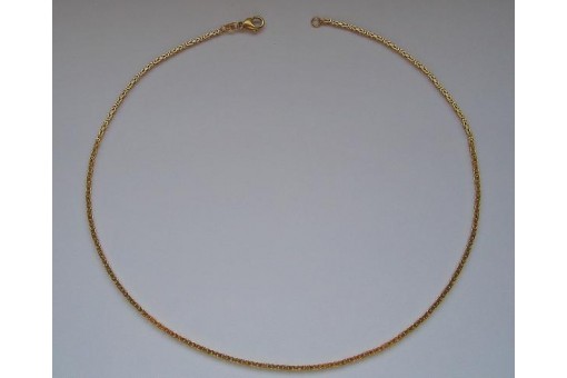 K&ouml;nigskette Hals Kette Collier im K&ouml;nigs design 8 Kt. 333 Gold 43 cm 