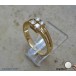 Ring mit Brillanten Brillant Diamant Diamanten in 14 Kt. 585 er Gold Ringe 53