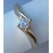 Ring mit Brillanten Diamanten Solitär Marke APART in 14 Kt. 585 er Gold 51