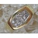 Ring mit Brillanten Diamanten in aus 14 Kt 585 er Gold Ringe 47 top!