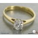 Ring mit Diamant in 14 Kt 585 er Gold Brillantsolitär Solitär Brillant 51 Ringe